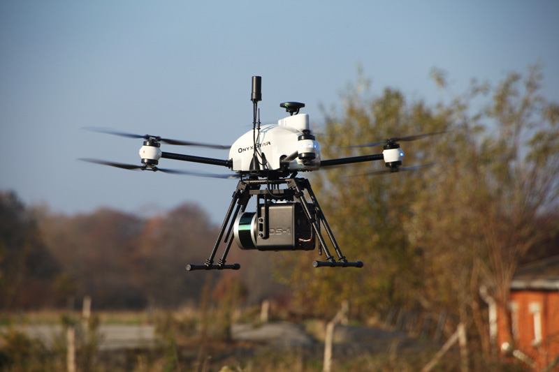 A LiDAR drone.